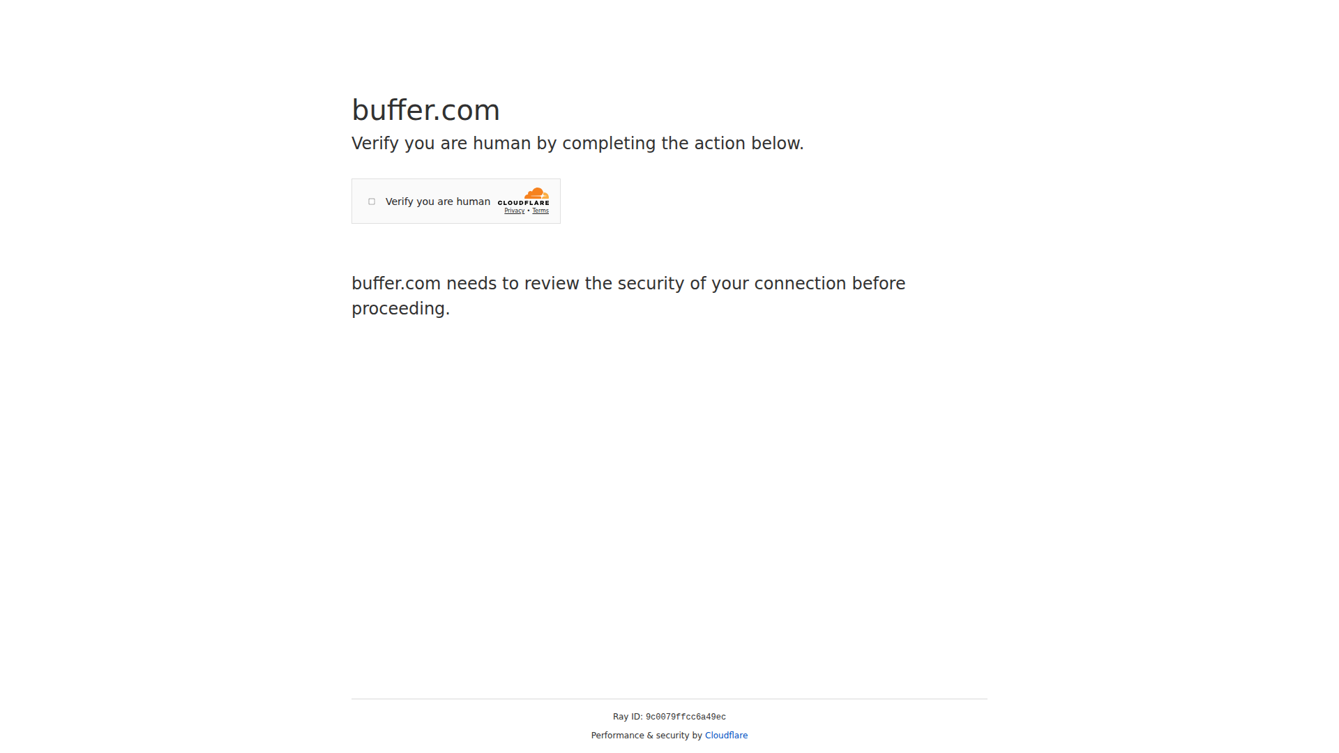 Buffer website screenshot - best tool for social media analytics