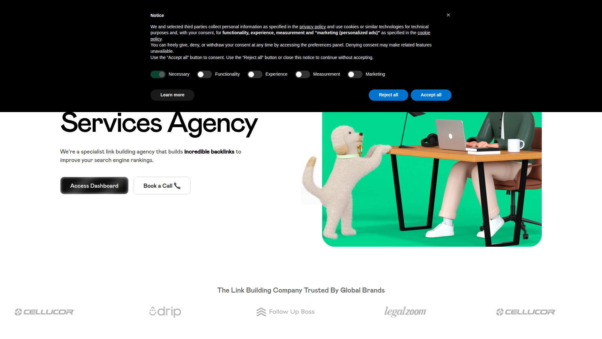 LinkBuilder.io website screenshot - best backlink services