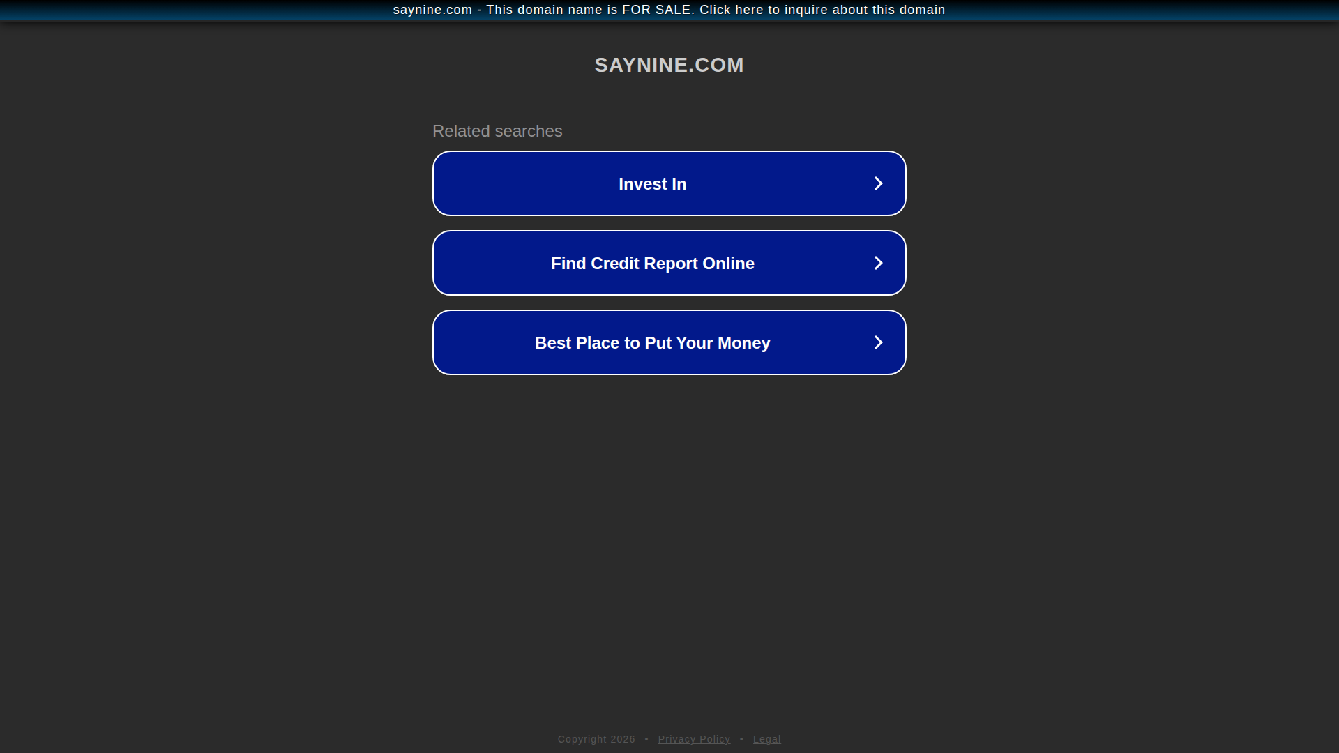 SayNine website screenshot - best link building agencies