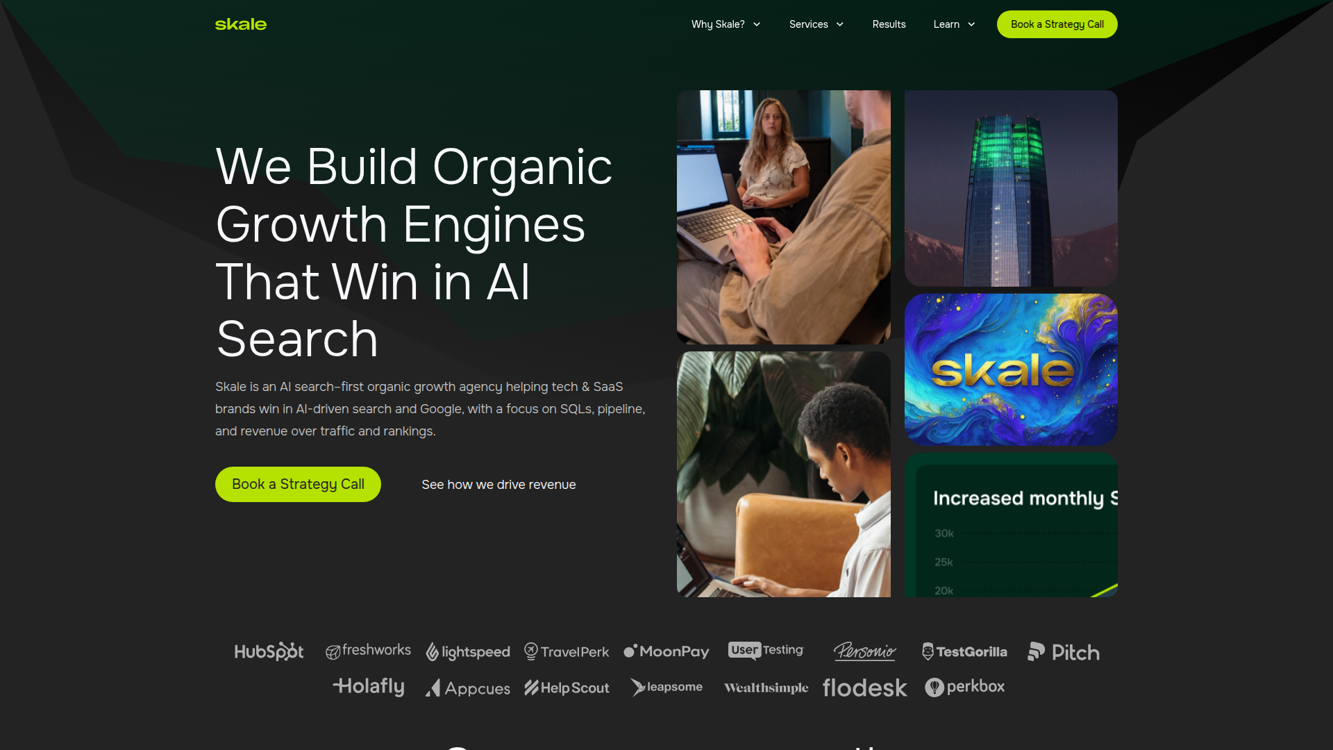 Skale.so website screenshot - best link building agencies