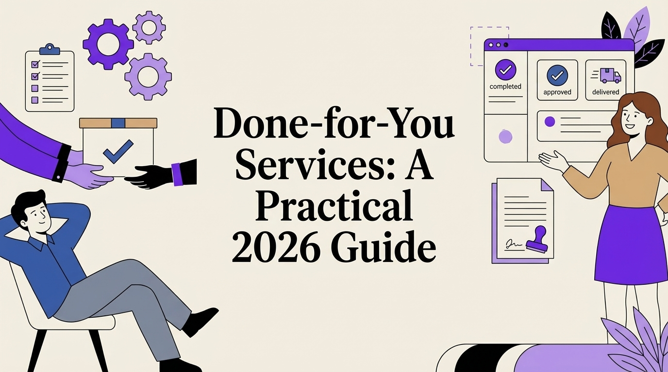 Done-for-You Services: A Practical 2026 Guide