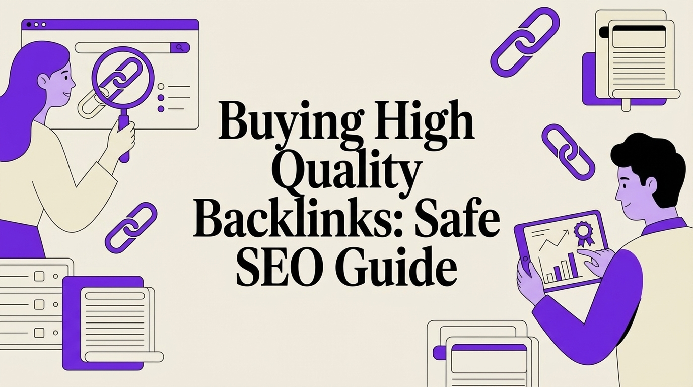 Buying High Quality Backlinks: Safe SEO Guide