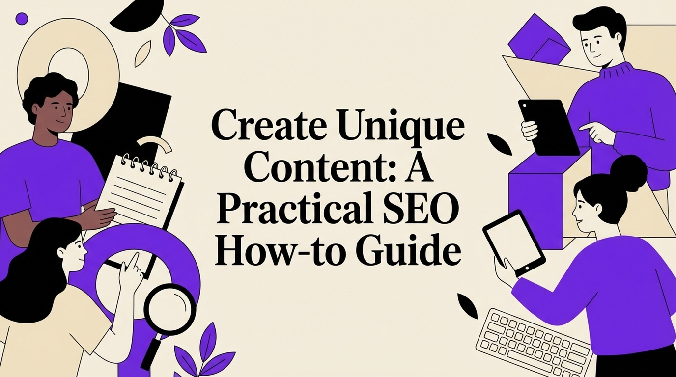 Create Unique Content: A Practical SEO How-to Guide
