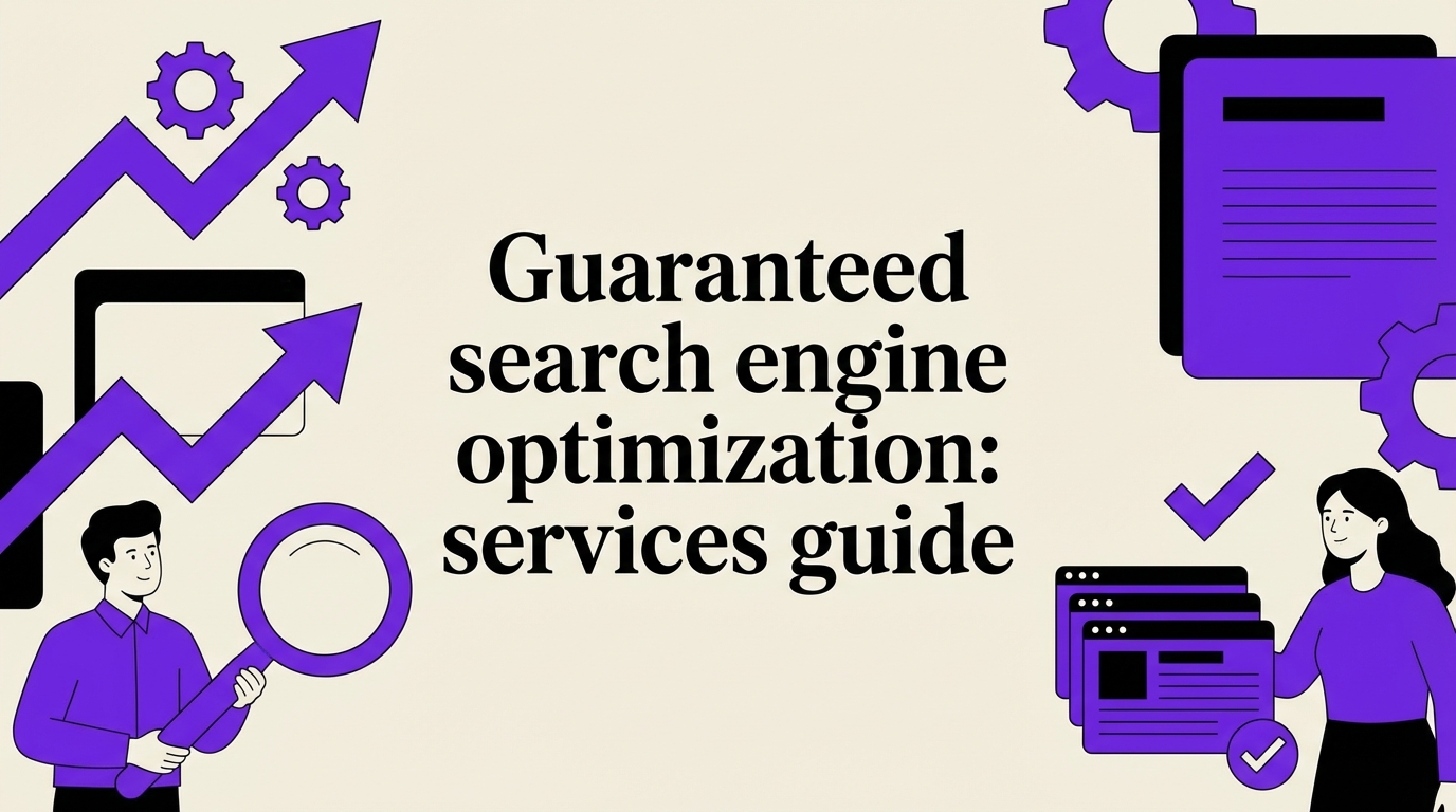 Guaranteed search engine optimization: services guide