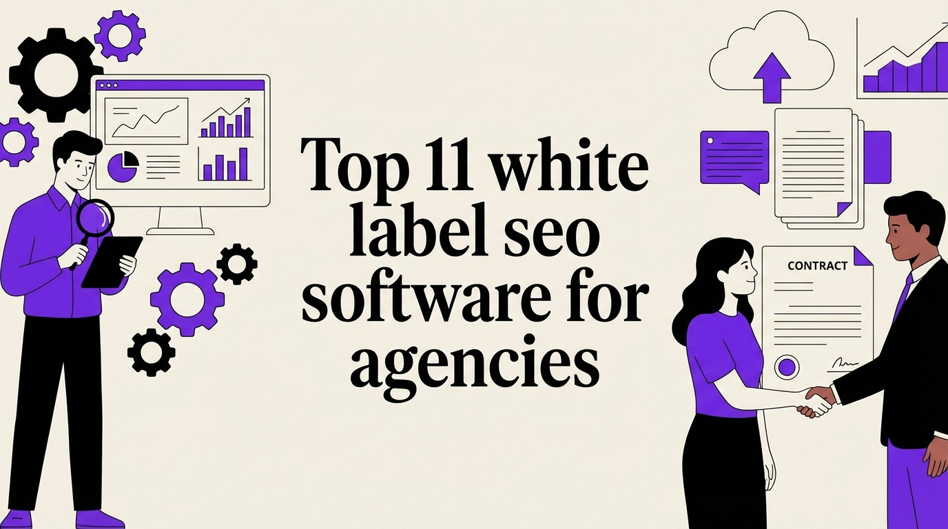 Top 11 white label seo software for agencies